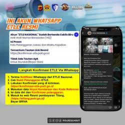 Surat Tilang ETLE Palsu Disebar Lewat WhatsApp, Data Ponsel Warga Garut Terancam