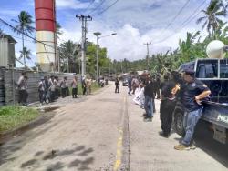Aksi Damai, Koalisi Lebak Selatan Desak Satpol PP Tutup Batching Plant PT Bintang Beton Selatan