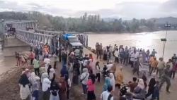 Jembatan Penghubung Bireuen-Aceh Tengah Tersambung Kembali