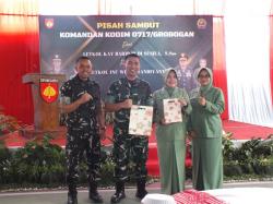 Letkol Inf Wefri Sandiyanto Resmi Gantikan Letkol Kav Barid Budi Susila Sebagai Dandim Grobogan