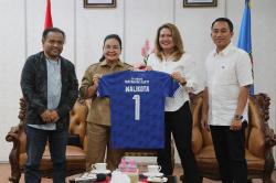 Temui Agustina Wilujeng, Datu Nova Minta Dukungan Pemkot Semarang untuk Mengembalikan Kejayaan PSIS
