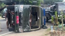 Antar Napi ke Bojonegoro, Mobil Transpas Lapas Tuban Terguling