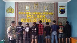 Gagalkan Tawuran Berdarah, Polsek Kudus Kota Bubarkan Gangster Gubwah Mistery