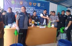 Ribuan Ekstasi dan Sabu Hasil Ungkap Kasus Bulan Oktober - November 2025 Dimusnahkan BNNP Sumsel