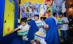 Liburan Sekolah, Puluhan Anak Panti Asuhan di Jakarta Nonton Bareng Film Animasi Zootopia
