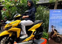 Motor Listrik Skutik Sporty Ini Resmi Mengaspal di Semarang, Solusi Mobilitas Harian yang Praktis