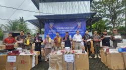 Bea Cukai Sibolga Tindak Jutaan Rokok Ilegal, Potensi Kerugian Negara Rp1,9 M