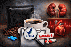 BPOM Ungkap Kopi Ilegal, Bisa Picu Gagal Ginjal dan Gagal Jantung