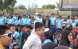 12 Ribu Peserta Antusias Ikuti Lomba Lari Tambun Bungai Run 2025 di Palangka Raya