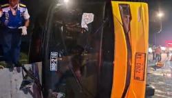 Kecelakaan Bus Maut di Tol Krapyak Semarang, 15 Tewas