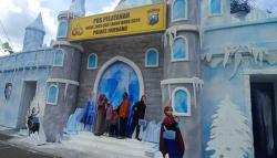 Viral! Pos Pelayanan Polres Jombang Bernuansa Disneyland, Jadi Tempat Singgah Favorit Libur Nataru