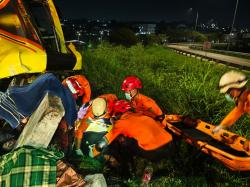 Posko Nataru Kalikangkung Jadi Titik Respons Kecelakaan Bus Tewaskan 15 Orang