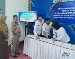 Dukung KUHP Nasional, Bapas Pringsewu Teken Kerja Sama Pidana Kerja Sosial