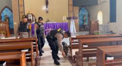 Amankan Nataru, Polres Pemalang Dirikan Pos di Empat Titik Strategis dan Sterilisasi Gereja