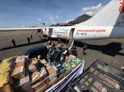Tembus Isolasi Longsor, Pesawat ATR Angkut Bantuan Kemanusiaan ke Takengon