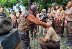 170 Pramuka Penegak Diterjunkan Amankan Nataru di Purwakarta