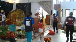 Polisi Sterilisasi Sejumlah Gereja di TTU Jelang Ibadah Malam Natal