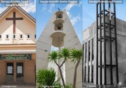 Perayaan Natal 2025, Bupati dan Wabup Sambangi Tiga Gereja di Bojonegoro