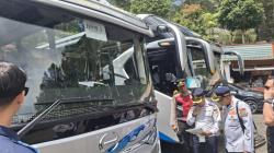 Belasan Bus Pariwisata di Lembang Dilakukan Ramp Check, Pastikan Keamanan Kendaraan dan Sopir