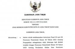 Gubernur Khofifah Tetapkan UMK 38 Kota/Kabupaten di Jatim, Segini Besarannya