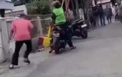 Viral! Seorang Pria Berjaket Ojol Tembak Pedagang Emas di Paris Van Java Bandung