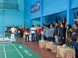 Lliga Bulu Tangkis Kapolres Siak Dibuka, Ratusan Atlet Se-Riau Berkompetisii Menjadi yang Terbaik