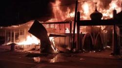 Kebakaran Hebat di Padang, 3 Toko  Ludes Dilalap Api