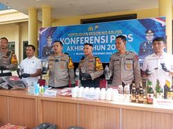 Polres Nganjuk Ungkap 933 Kasus Pidana Sepanjang 2025, Pelanggaran Lalu Lintas Naik Signifikan