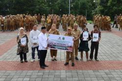 ASN Kuningan Salurkan Bantuan Ratusan Juta Rupiah bagi Korban Bencana