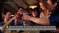 Viral! Antrean Panjang Warga Asing di Toko Alkohol Riyadh Arab Saudi Jadi Sorotan