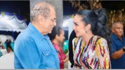 Krisdayanti Glamor Kenakan Dress Sequin di Ultah Presiden Timor Leste, Anting Besar Sorotan Publik