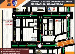 Catat! Ini Sejumlah Titik Pengalihan Arus Lalu Lintas di Pekanbaru Saat Malam Tahun Baru