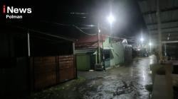 Hujan Deras Warnai Malam Tahun Baru di Polman, Sejumlah Jalan Terendam Banjir
