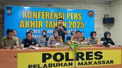 Tawuran Nihil! Tapi Narkoba Masih Mengintai Wilayah Polres Pelabuhan Makassar Sepanjang 2025