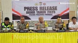 Akhir Tahun 2025, Kapolres Polman Paparkan Capaian Kinerja: Dari Narkoba hingga Lalu Lintas