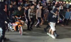 Polres Pangandaran Sikat 40 Motor Berknalpot Brong Saat Malam Tahun Baru