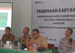 Tahun 2026, Perhutani KPH Banyuwangi Selatan Fokus Disiplin dan Profesionalisme Karyawan