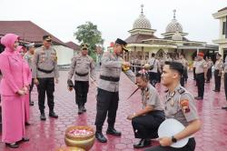 Selamat! 123 Personel Polres Grobogan Naik Pangkat, Kapolres Ingatkan Profesionalisme
