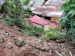 Suara Gemuruh Sebelum Longsor, Rumah Warga Alas Tengah Nyaris Tertimbun
