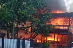 Kebakaran Hebat di Wajo, Enam Rumah dan Dua Motor Ludes Dilalap Api