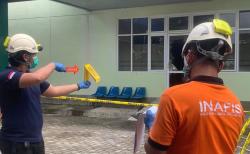 Usut Penyebab Kebakaran, Polda Jatim Olah TKP Gedung Farmasi RSUD dr Harjono Ponorogo