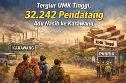 Tergiur UMK Tinggi, 32.242 Pendatang Adu Nasib ke Karawang