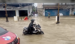 Hujan Deras, Jalan MT Haryono Balikpapan Terendam Air