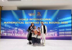 Dari Medan ke Dunia: Dua Siswa SD Borong Prestasi di WIMO 2025