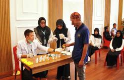Perang Melawan Narkoba, Rutan Pangkep Tes Urine Petugas dan Warga Binaan