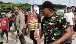 Viral! Ayah Prada Lucky Ditangkap Denpom IX/1 Kupang saat Tiba di Pelabuhan Tenau