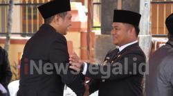 Bupati Tegal Lantik 445  Pejabat di Jalan Raya