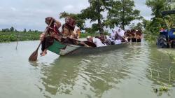 Jalan dan Rumah Terendam, Banjir Bengawan Jero di Bojoasri Semakin Parah