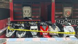 Sindikat Curanmor Lintas Kabupaten Digulung Polres Sumba Timur: 6 Motor Disita, 4 Pelaku Ditangkap