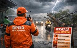 Cuaca Ekstrem Mulai Melanda, BPBD Kota Cirebon Imbau Warga Tingkatkan Kewaspadaan